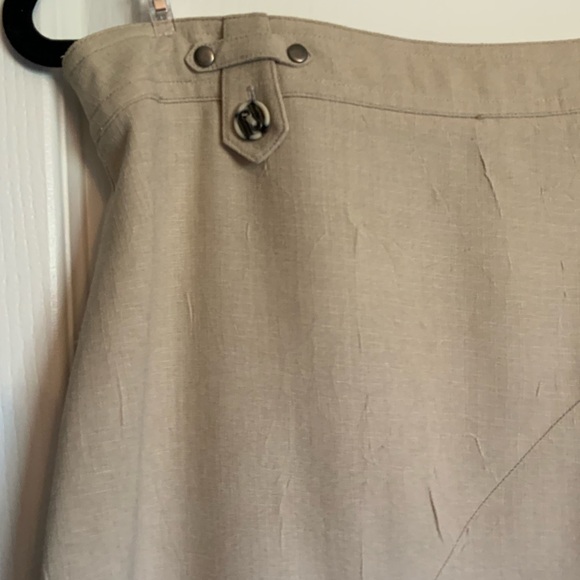 Linen like Long Skirt - Picture 4 of 9